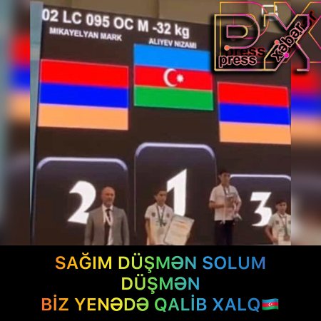 SAĞIM DÜŞMƏN SOLUM DÜŞMƏN,MƏN YENƏ QALİB……