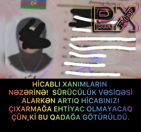HİCABLI XANIMLARA ŞAD XƏBƏR.