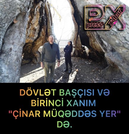 DÖVLƏT BAŞÇISI VƏ BİRUNCİ XANIM.