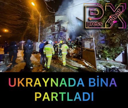 UKRAYNADA BİNA PARTLADI
