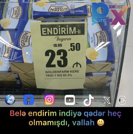 Belə endirim görmüşdünüz?