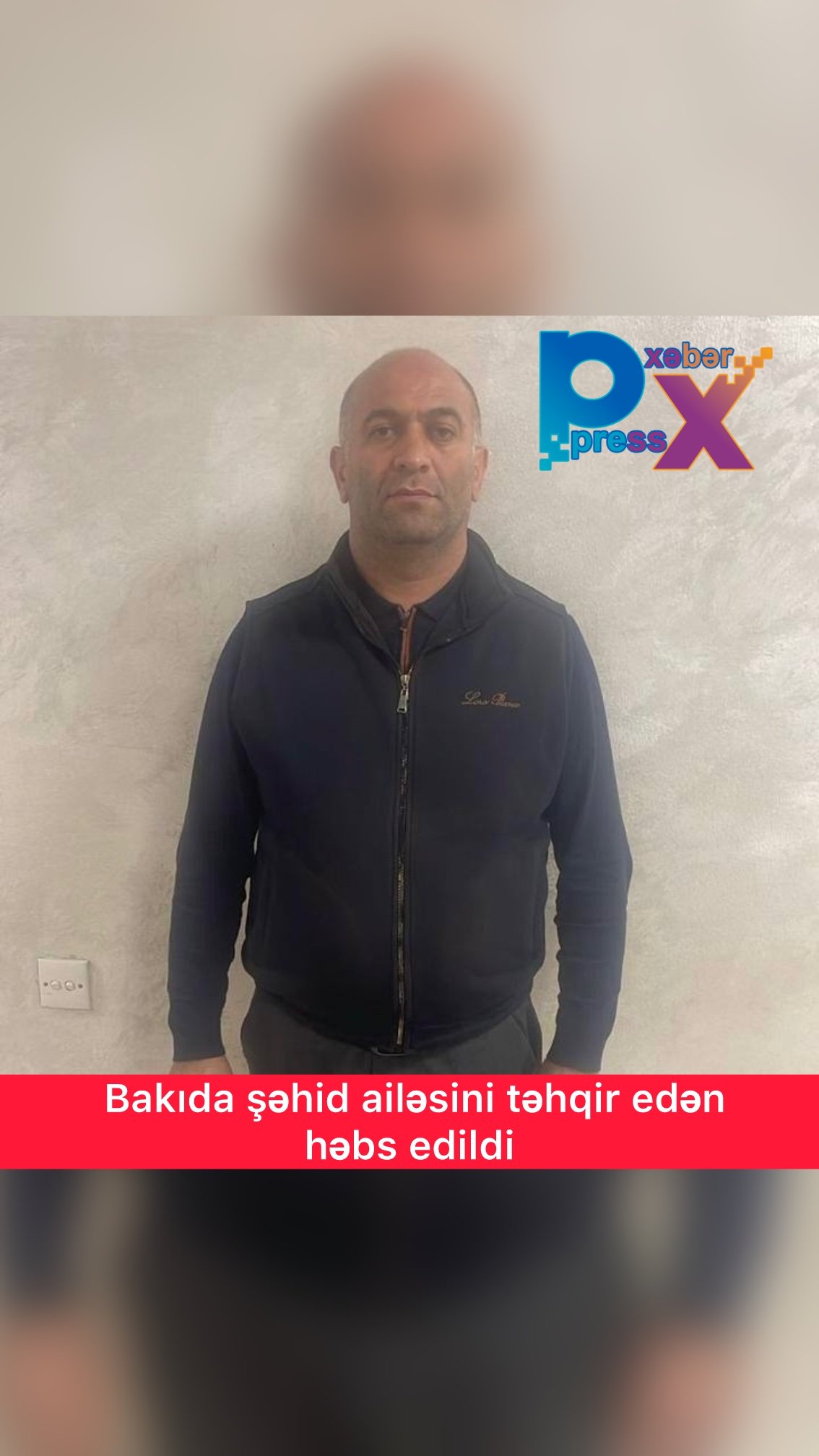 ❗️Bakıda şəhid ailəsini tə*hqir edən həbs edildi  Xəzər rayonunda cəmiyyətə açıq hörmətsizlik edərək nü*ma*yişkəranə şəkildə şəhid ailəsinin üzvlərini tə*hqir edən 42 yaşlı N.Qədirov polis əməkdaşları tərəfindən saxlanılıb.