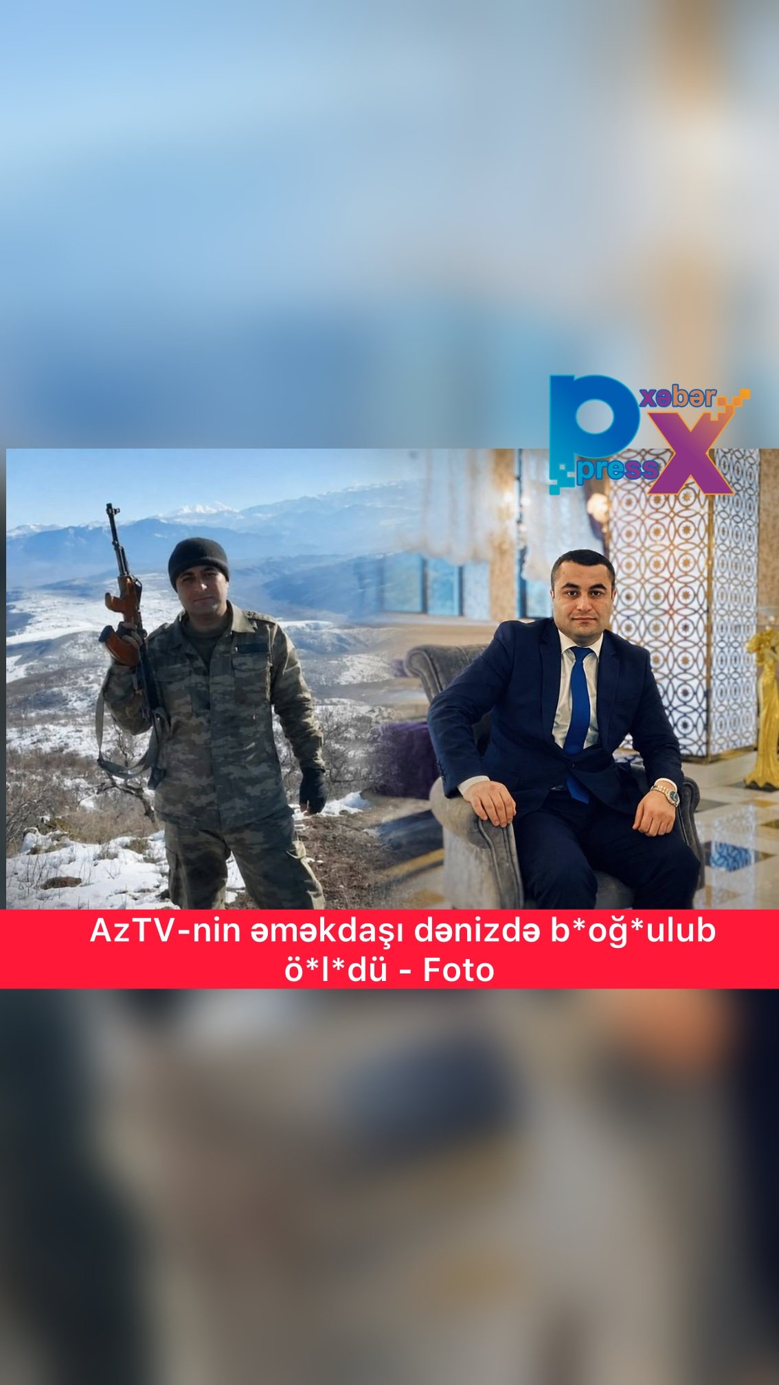 AzTV-nin əməkdaşı dənizdə boğulub öldü - Fotolar